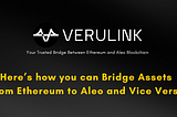 Here’s how you can Bridge Assets from Ethereum to Aleo and Vice Versa