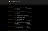 Como o sistema do Swift Evolution nos ajuda nas mudanças técnicas no will