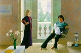 Hockney’s Couple Portrait: Reversed Roles