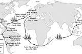 Expedition route map