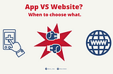 App or Website? When to Choose What.