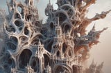 a mixture of amorphous and gothic architecture