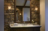 USING STONES IN BATHROOMS