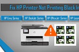 How to Settle HP Printer Black Ink Not Printing Problem?