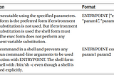 The ENTRYPOINT and CMD Instructions