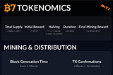 Unlock the full tokenomics of #Bit7 #BTC7
