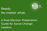 The election is days away.