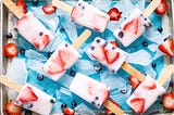 Strawberry & Blueberry Margarita Popsicles