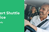 Cover image for bolt app — showcasing taxi driver driving the passenger to the destination