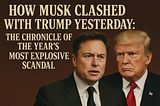 How Musk Clashed with Trump Yesterday: The Chronicle of the Year’s Most Explosive Scandal