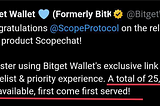 ScopeProtocol waitlist Get Free Early Benifits (FCFS)