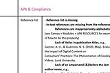 Academic English Writing Common Errors — APA & Compliance
