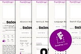 FontDrop! Subpages