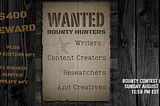 Amplify NFT Bounty Contest —  WANTED POSTER $400 REWARD