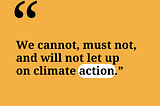 World Leaders Take Up Climate Action