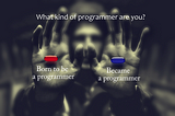 There are two types of programmer