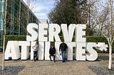 Serve Athletes Sign at the Nike World Campus