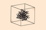 Illustration: A cube with measured, clean edges, and a mess inside.