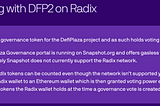 Launch of DefiPlaza on Radix