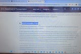 Dear NY FBI, US DoT spelled RESPONSABILITIES wrong on 1/14/2021 and, as of 3/7/2025, US DoT hasn’t…