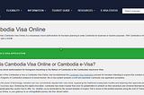 FOR LITHUANIAN AND EUROPEAN CITIZENS — CAMBODIA Easy and Simple Cambodian Visa — Cambodian Visa…