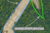 Photos of Insanity: Active Landslide Threatens Lives Along Route of Mountain Valley Pipeline