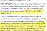 For the Democratic Party smear artists falsely claiming that — either explicitly or implicitly —…