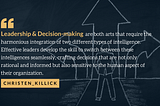 The Challenge of Making Balanced Decisions
