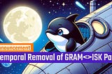 Temporal Removal of GRAM<>ISK Pair