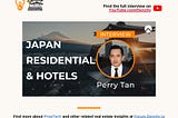 Denzity Insights: Japan Residential & Hotels [Expert’s Advice] with Perry Tan