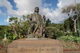 Portuguese Statue Of Christopher Columbus