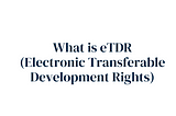 What is eTDR