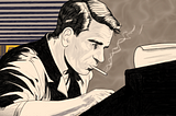 Illustration of Jack Kerouac by Visual Artist and Animator Alonso Guzmán Barone.