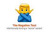 The Negative Test