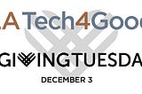GivingTuesday is Coming!