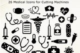Medical Icons Svg Bundle design Svg Cut files Svg Files for cricut Doctor Svg Bundle Nurse Svg files Svg PNG Files for cutting machines