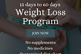 Healthy Weight Loss Program