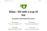 Hosting your own Git server with Gitea
