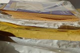 Various size envelopes. Photo: Clare O’Beara.