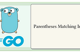 Matching Parentheses v1.0