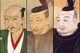 Oda Nobunaga, Toyotomi Hideyoshi and Tokugawa Ieyasu, the three great unifiers of Japan.