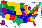 2020 Presidential Candidate State Strongholds