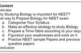 How to Prepare Biology for NEET 2022?