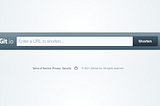 How to create a custom git.io shortened URL