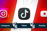 Short video content: who does it better?
Tiktok vs Instagram+YouTube