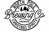 North Pole Brewing Co | Digital file | SVG | JPG | Instant Download | Cut Files