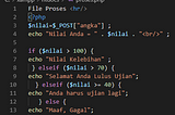 TUTORIAL MEMBUAT STATEMENT KONDISIONAL DENGAN BAHASA PHP