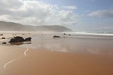 Author’s favourite beach — Praia do Amado, Portugal