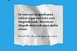 Bem-vindos à bordo!
