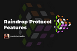 Raindrop Protocol features